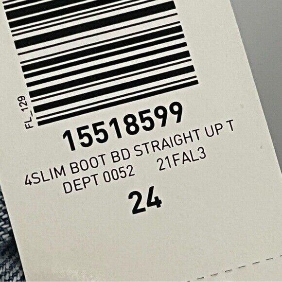 NWT Torrid 24T Slim Boot mid rise Jean Medium Wash tall long 0635 distressed - Picture 7 of 13